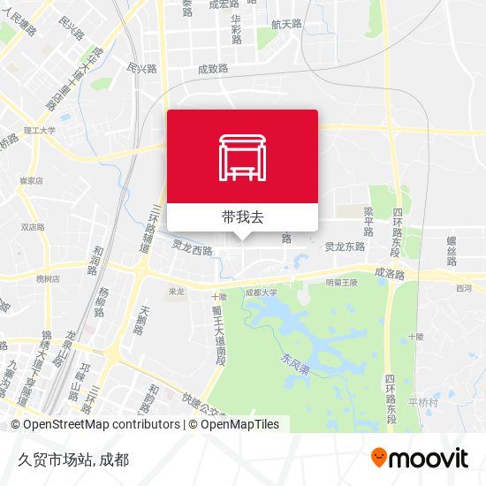 久贸市场站地图