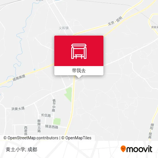 黄土小学地图