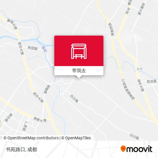 书苑路口地图