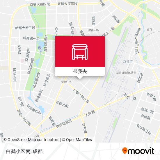 白鹤小区南地图