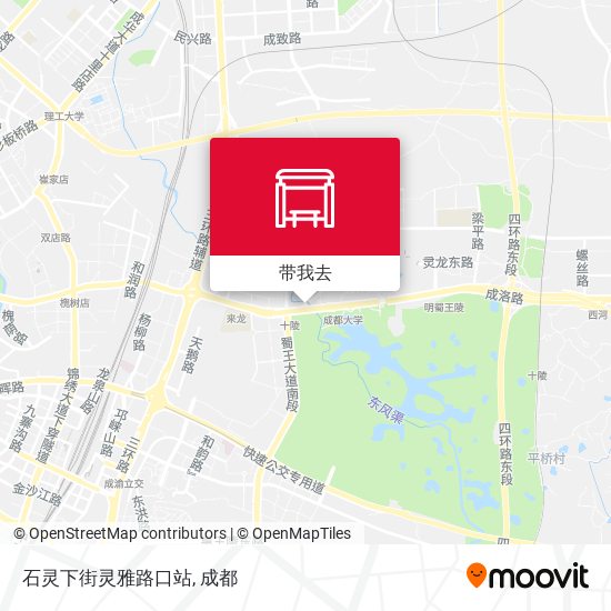 石灵下街灵雅路口站地图