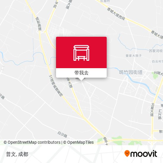 普文地图