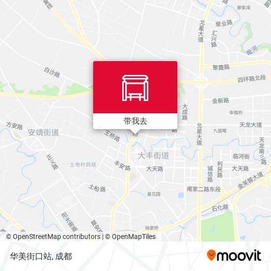 华美街口站地图