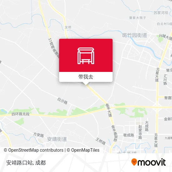安靖路口站地图