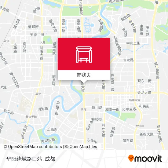 华阳绕城路口站地图