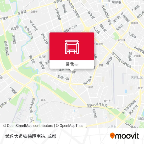 武侯大道铁佛段南站地图