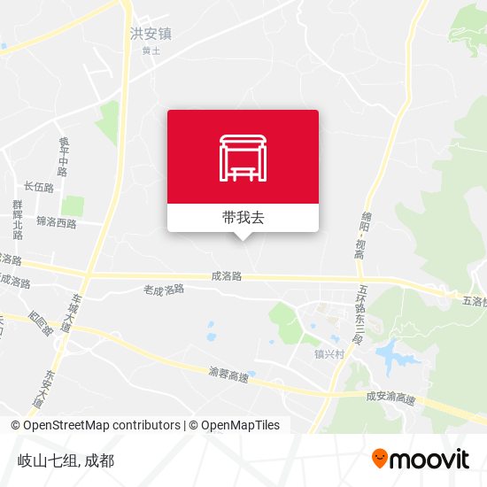 岐山七组地图