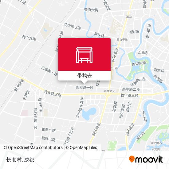 长顺村地图