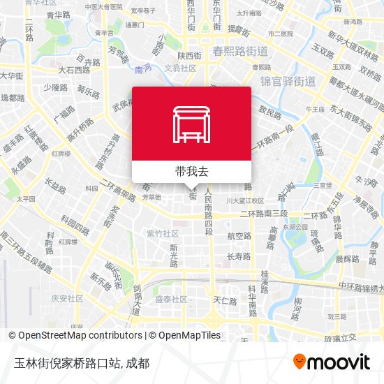 玉林街倪家桥路口站地图
