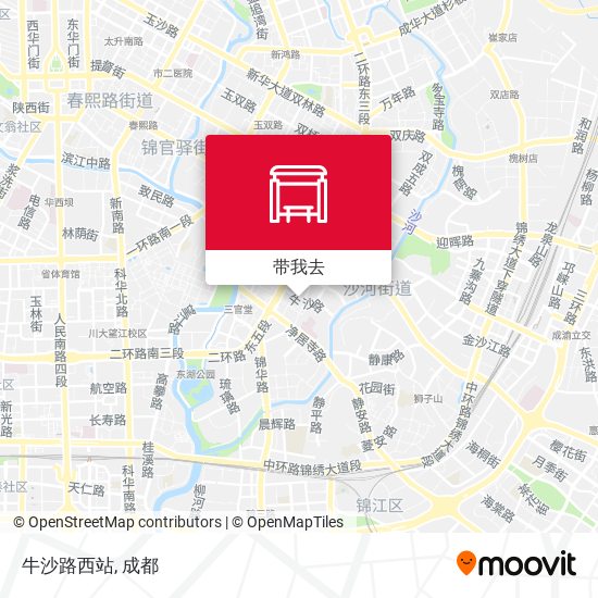 牛沙路西站地图