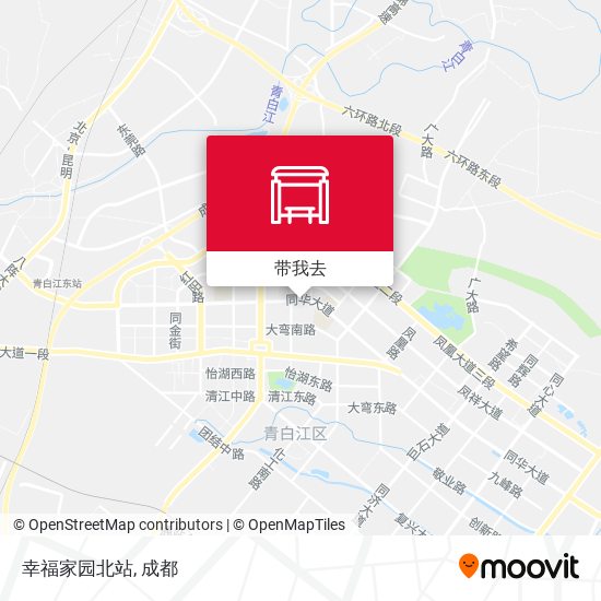 幸福家园北站地图