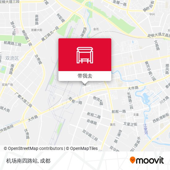 机场南四路站地图
