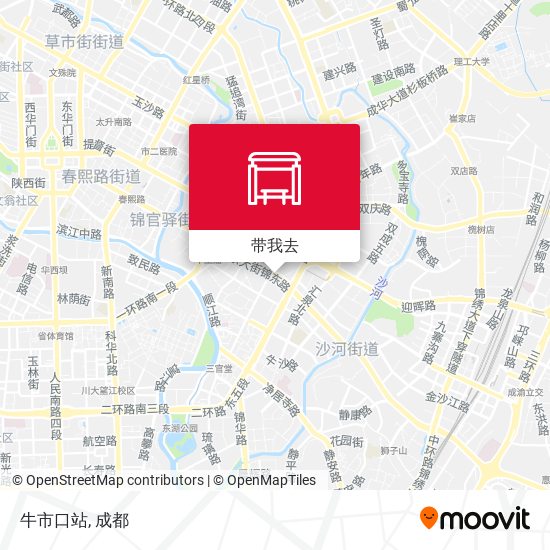 牛市口站地图