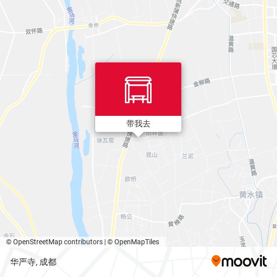 华严寺地图