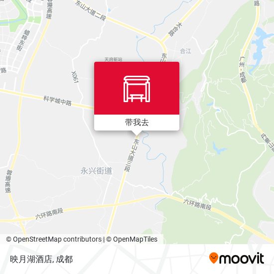 映月湖酒店地图