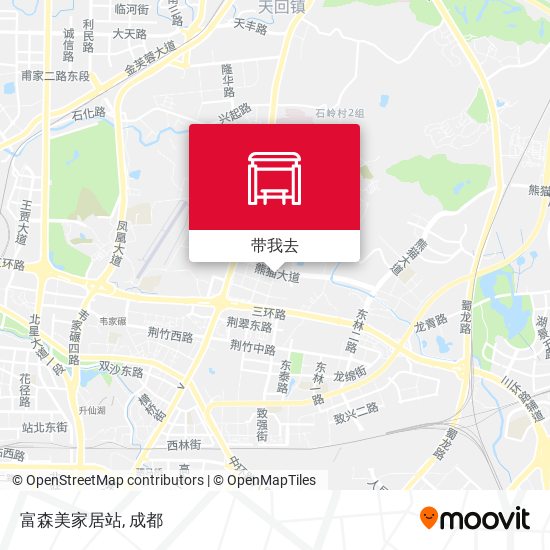 富森美家居站地图