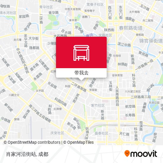 肖家河沿街站地图