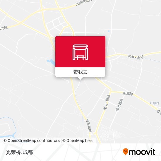 光荣桥地图