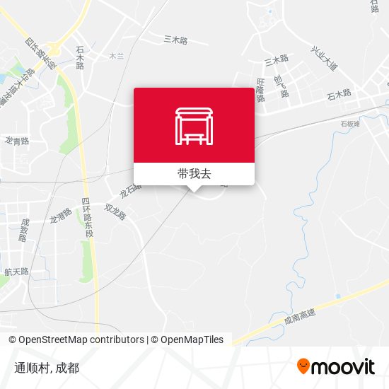 通顺村地图