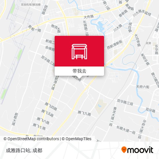 成雅路口站地图