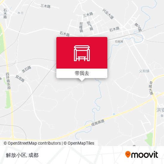解放小区地图
