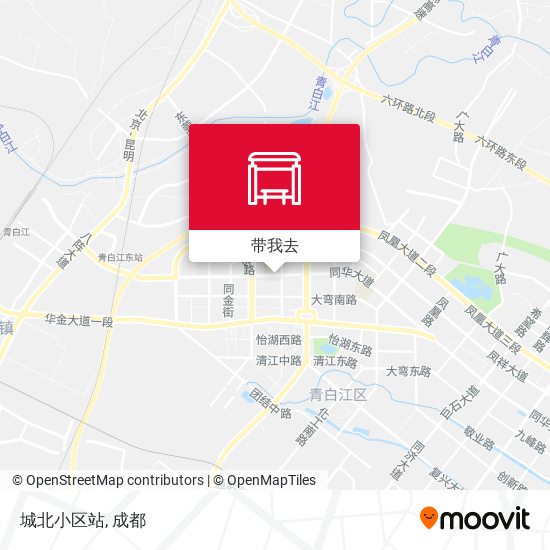 城北小区站地图