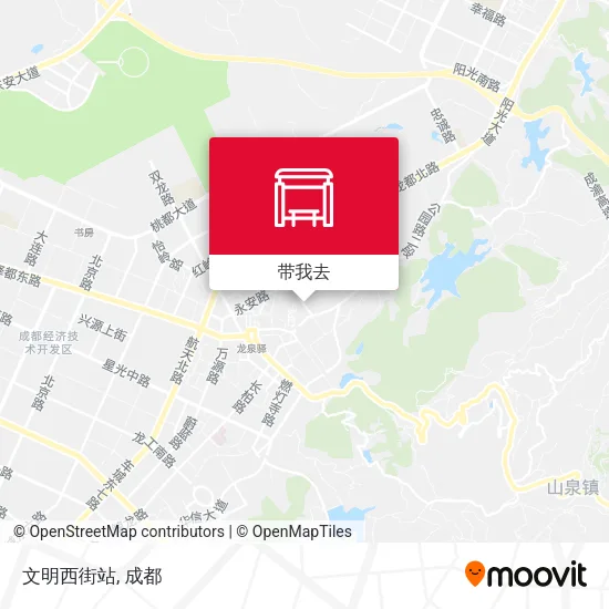 文明西街站地图