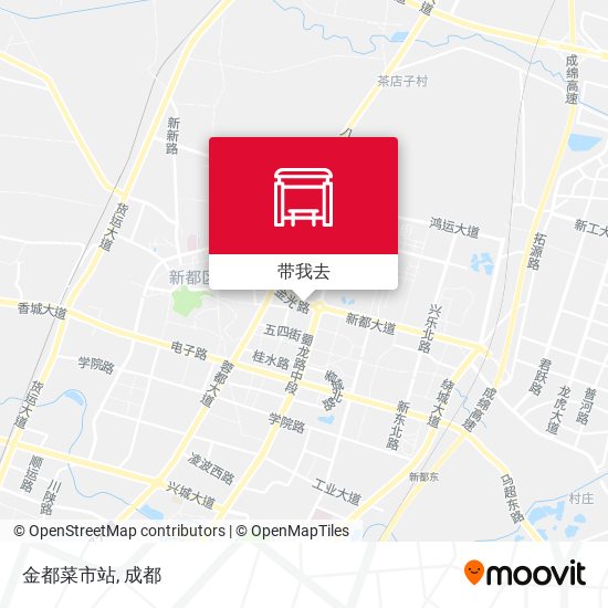 金都菜市站地图