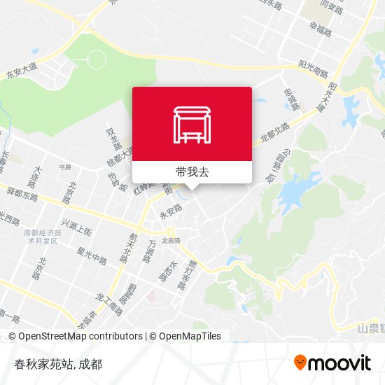春秋家苑站地图