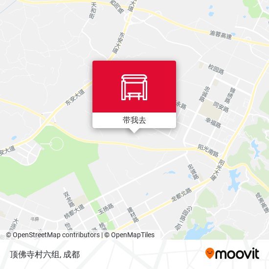 顶佛寺村六组地图