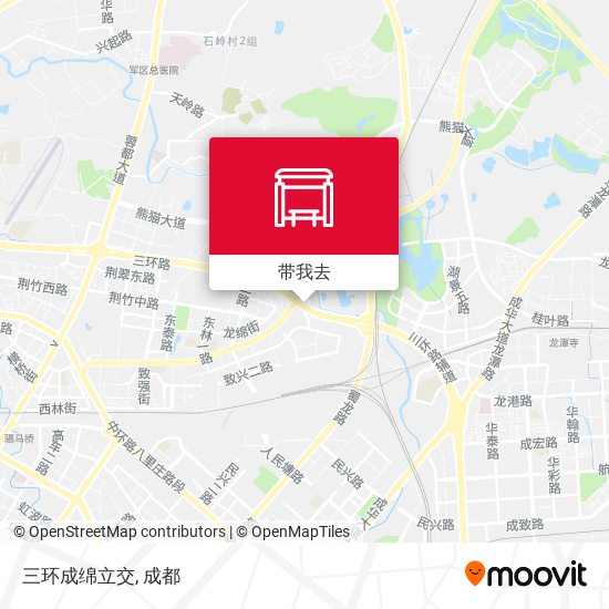 三环成绵立交地图