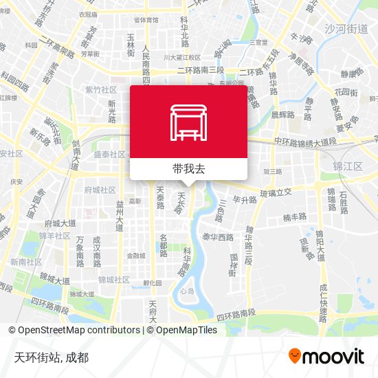 天环街站地图