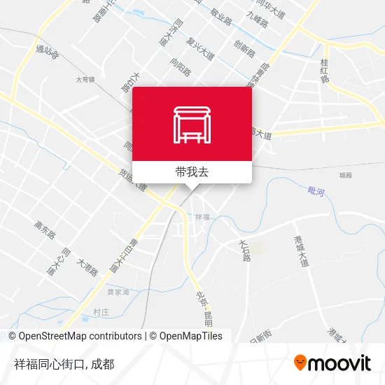 祥福同心街口地图