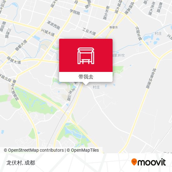 龙伏村地图