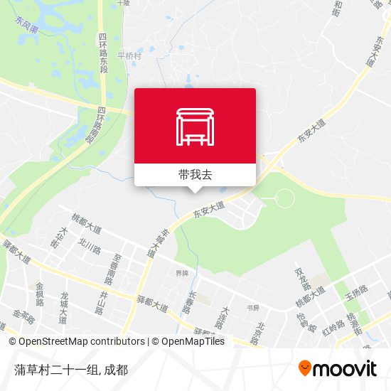 蒲草村二十一组地图