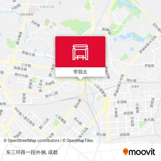 东三环路一段外侧地图