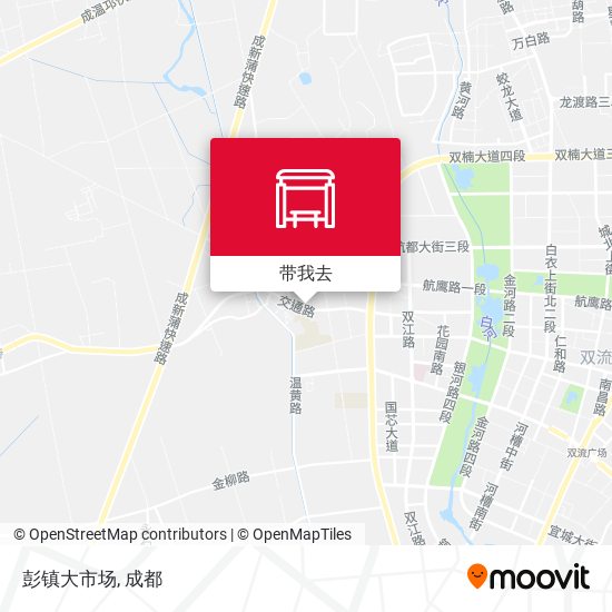 彭镇大市场地图