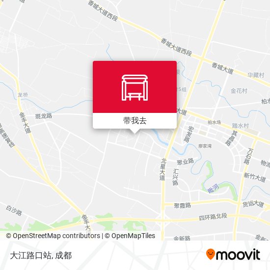 大江路口站地图