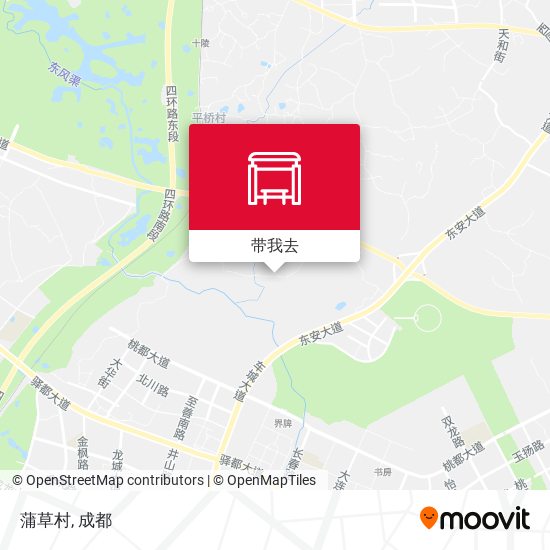 蒲草村地图
