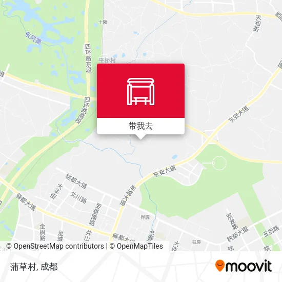 蒲草村地图