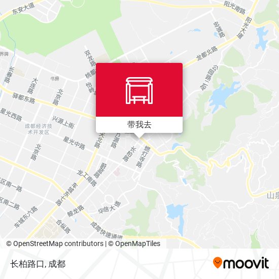 长柏路口地图