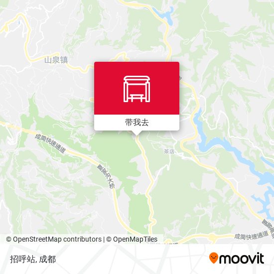 招呼站地图