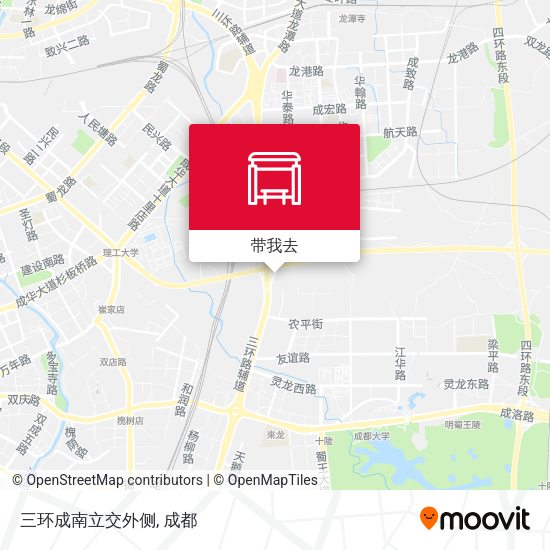 三环成南立交外侧地图