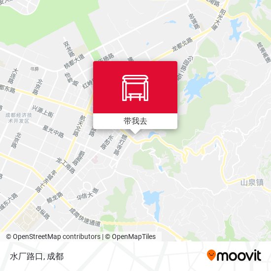 水厂路口地图