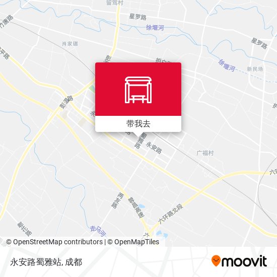 永安路蜀雅站地图