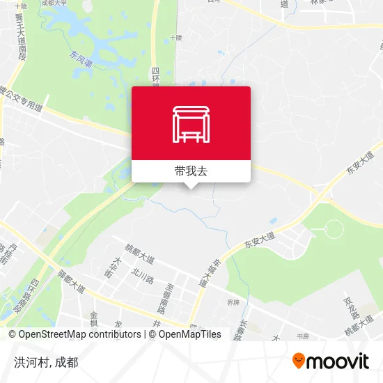 洪河村地图