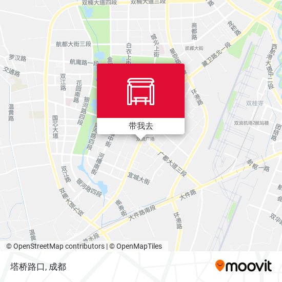 塔桥路口地图