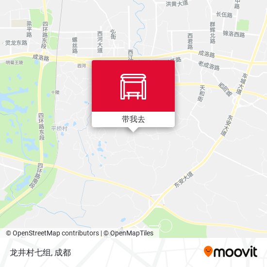 龙井村七组地图