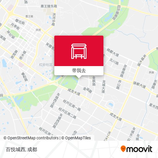 百悦城西地图