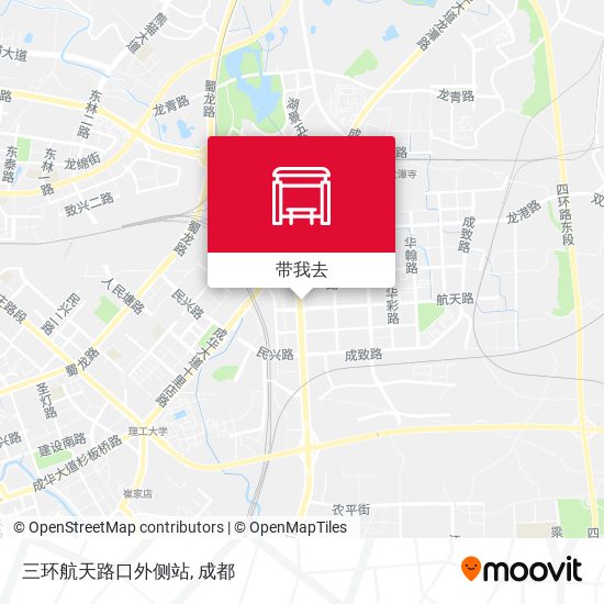 三环航天路口外侧站地图